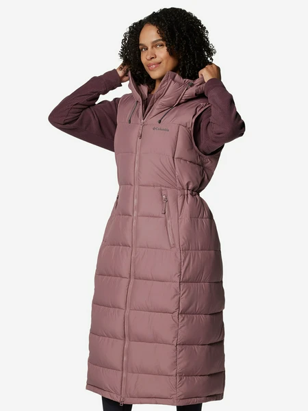 Жилет утепленный Columbia Pike Lake Long Vest, розовый, арт. 2089281clb-609