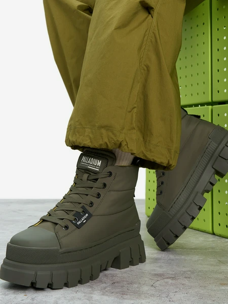 Ботинки PALLADIUM Revolt Overcush, зеленый, арт. 98863p2x-325