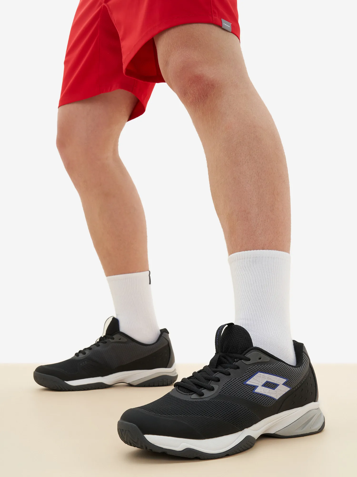 Кроссовки мужские для тенниса Lotto Mirage 400 Alr, черный, арт. 220551l0w-bo3