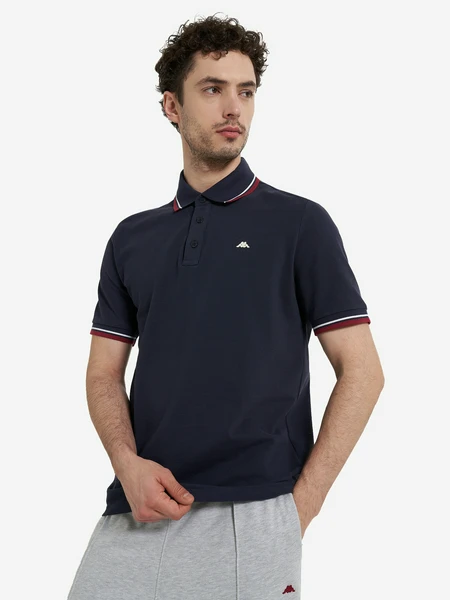 Поло Robe di Kappa, синий, арт. 24529