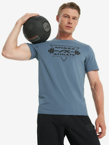 Футболка мужская Athlex, серый, арт. 24666