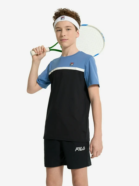 Футболка для мальчиков FILA, черный, арт. 24728