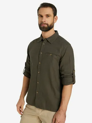 Рубашка мужская Outventure, коричневый, арт. 127692OUT-T4