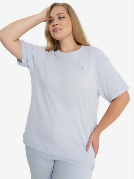 Футболка Demix Plus Size, фиолетовый, арт. 127767dmx-v0