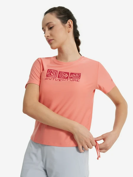 Футболка женская Outventure, красный, арт. 134068out-r0