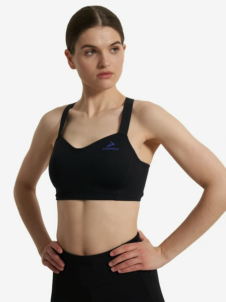 Топ бра спортивный Demix RaceWind Tech, черный, арт. 24775