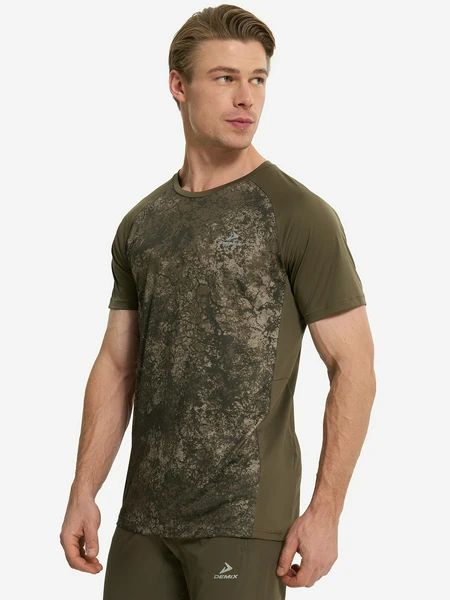 Футболка мужская Demix, зеленый, арт. 132692dmx-64