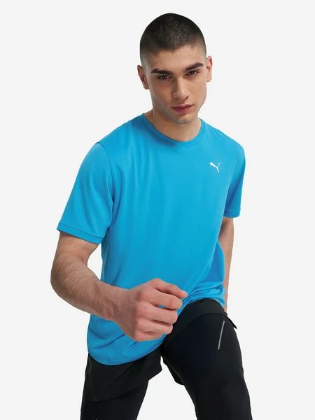 Футболка PUMA Graphics Running Faster, голубой, арт. 24808