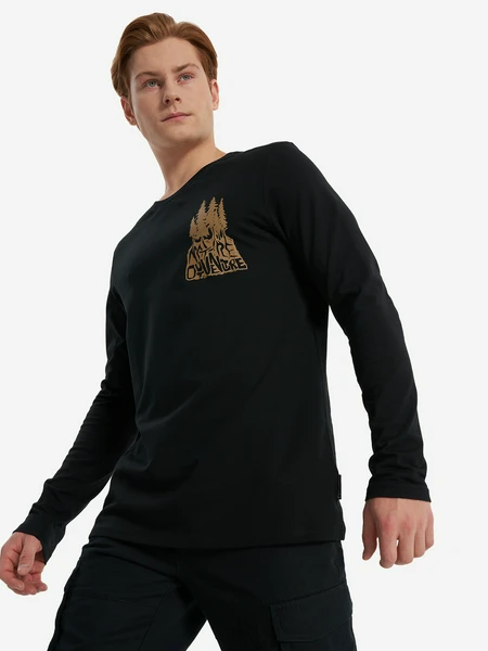 Лонгслив мужской Outventure, черный, арт. 24838