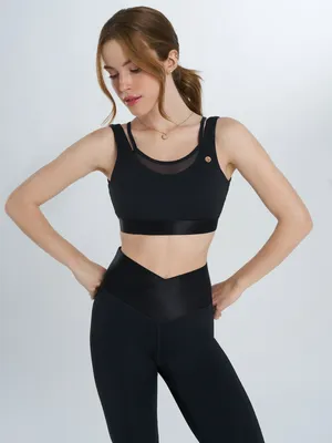 Топ бра спортивный Sensana, черный, арт. 137241S7W-99