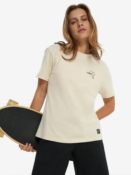 Футболка женская Termit, бежевый, арт. 24915