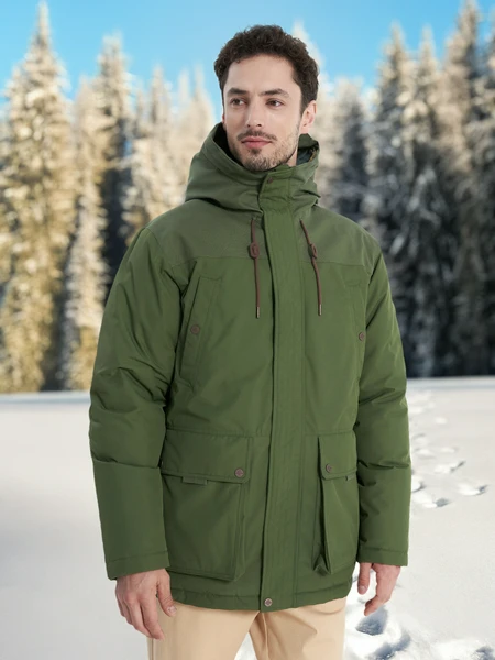 Пуховик мужской Cordillero, зеленый, арт. 24928
