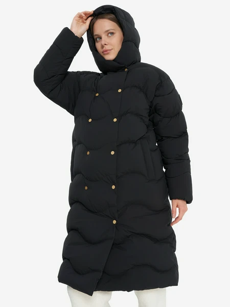 Пальто пуховое женское Cordillero, черный, арт. 24956