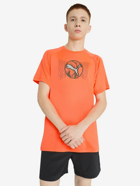 Футболка для мальчиков PUMA Active Sports, оранжевый, арт. 24960