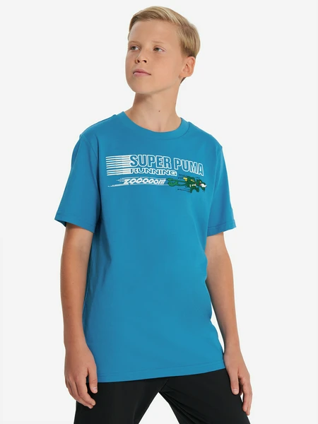 Футболка PUMA Super Graphic, голубой, арт. 24961