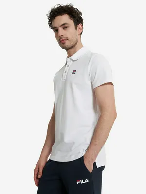 Поло мужское FILA, белый, арт. 129390FLA-00