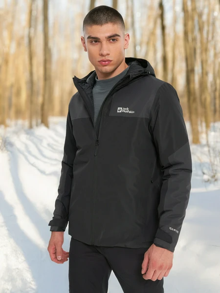 Куртка утепленная мужская Jack Wolfskin Jasper, черный, арт. a61872j01-6000