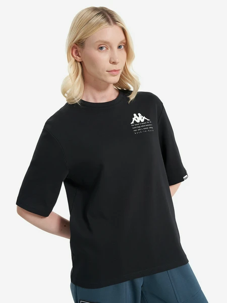Футболка женская Kappa, черный, арт. 24991