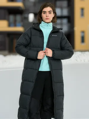 Пальто утепленное женское Columbia Puffect II Long Jacket, черный, арт. 2088451CLB-010