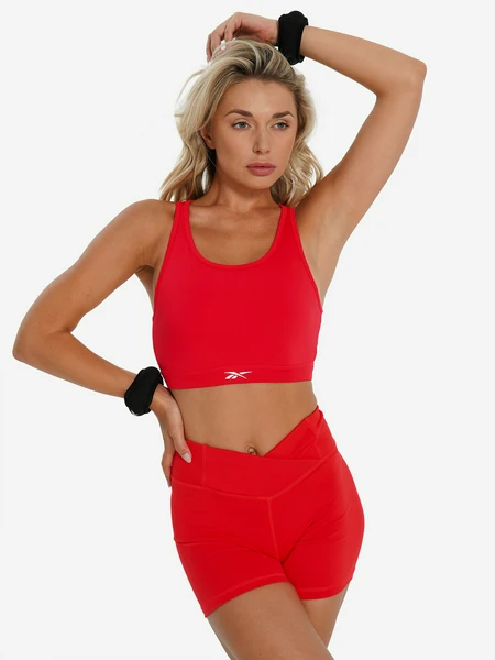 Топ бра спортивный Reebok Tulip Core, красный, арт. 25001