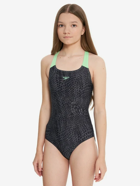 Купальник слитный для девочек Speedo, черный, арт. 25002