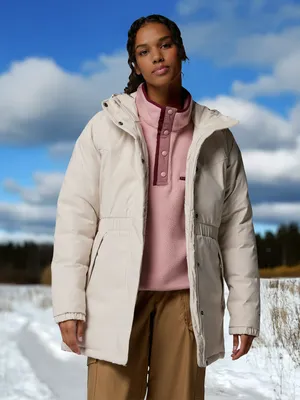 Парка женская Columbia Kennedy Meadows Mid Down Parka, бежевый, арт. 2133691CLB-278