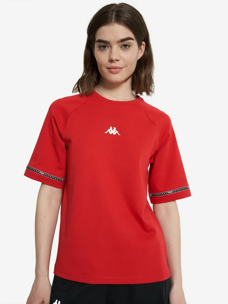 Футболка женская Kappa, красный, арт. 137690kap-r3