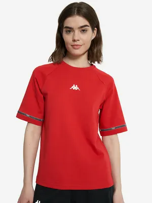Футболка женская Kappa, красный, арт. 137690
