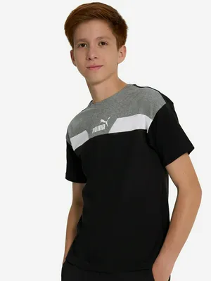 Футболка PUMA Power Colorblock, черный, арт. 681848