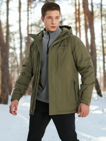 Пуховик Columbia Oak Harbor Long Insulated Jacket, зеленый, арт. 25050