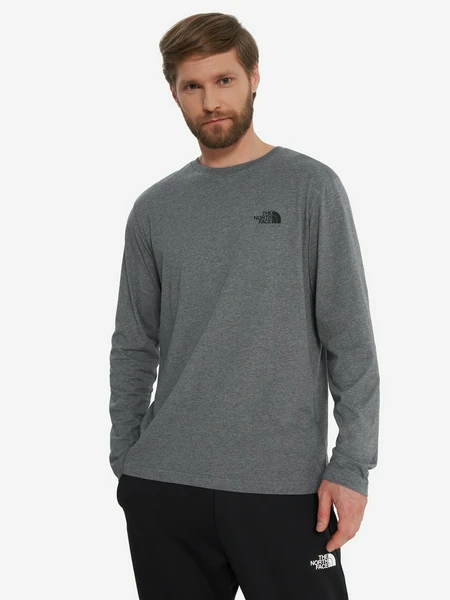 Лонгслив The North Face Simple Dome, серый, арт. 25060