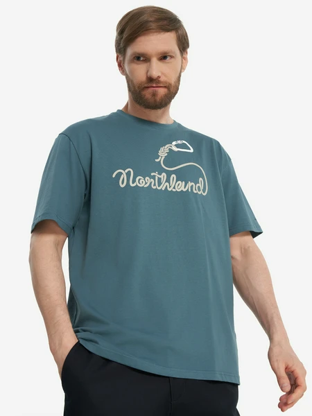 Футболка мужская Northland, зеленый, арт. 25067