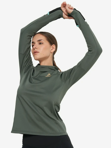 Лонгслив женский Demix, зеленый, арт. 136580dmx-g3