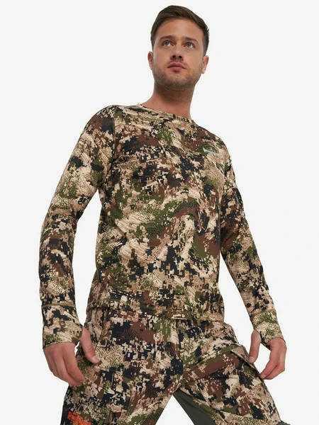 Лонгслив Remington Inside Fit, коричневый, арт. 25106