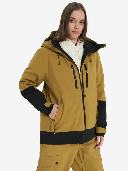 Куртка утепленная женская Roxy Upwards, бежевый, арт. 25124