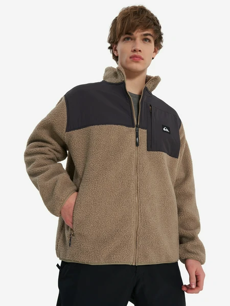 Джемпер флисовый Quiksilver Shallow Water, коричневый, арт. 25128