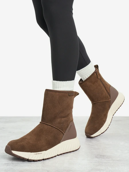 Сапоги утепленные женские Demix Atlanta 5 Fur, коричневый, арт. 25137