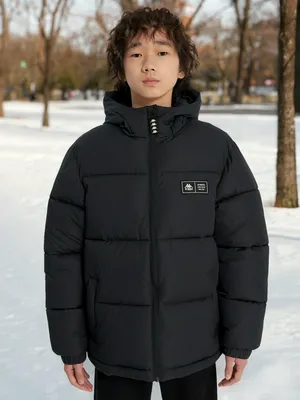 Пуховик для мальчиков Kappa, черный, арт. 137076KAP-99