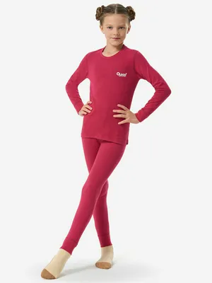 Комплект термобелья для девочек, красный, арт. AOAW24SU2KC08O1K-RED