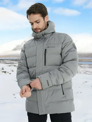 Пуховик мужской Outventure, серый, арт. 129702OUT-91