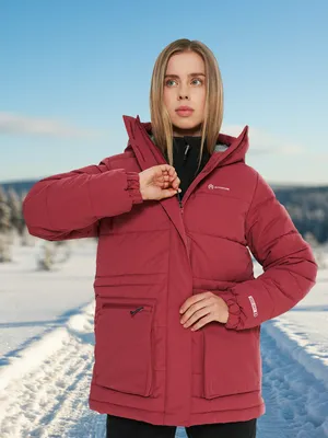Пуховик Outventure, красный, арт. 137548OUT-82