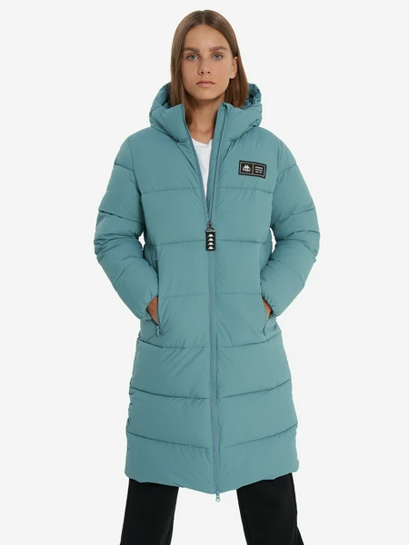 Пальто утепленное для девочек Kappa, синий, арт. 25199