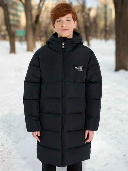Пуховик для мальчиков Kappa, черный, арт. 25200