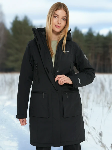Куртка утепленная женская Outventure, черный, арт. 137336out-99