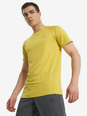 Футболка мужская Demix, желтый, арт. 129452DMX-Y2