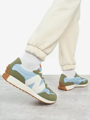 Кроссовки New Balance 327, зеленый, арт. GS327SCN04