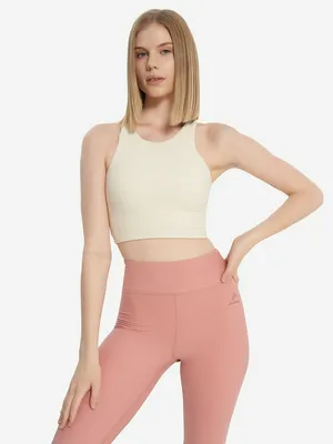 Топ бра спортивный, бежевый, арт. 137991DMX-01