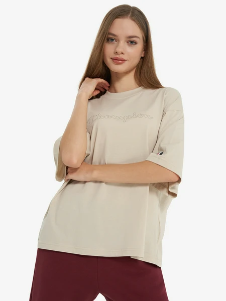 Футболка женская Champion, бежевый, арт. 25280