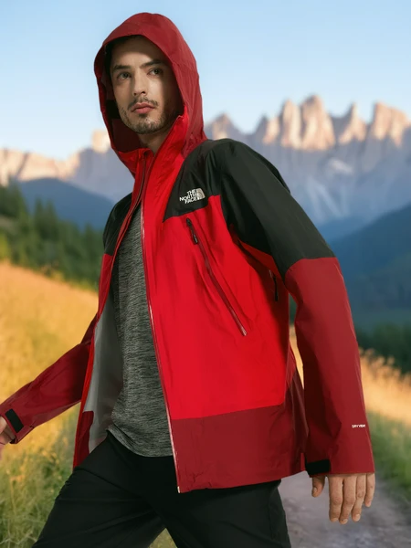 Куртка мембранная The North Face Signal 2.5 l Dryvent, красный, арт. nf0a87gr7iv1t1k-.