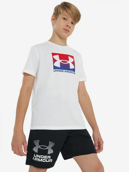 Футболка для мальчиков Under Armour Boxed Sports Update, белый, арт. 25298